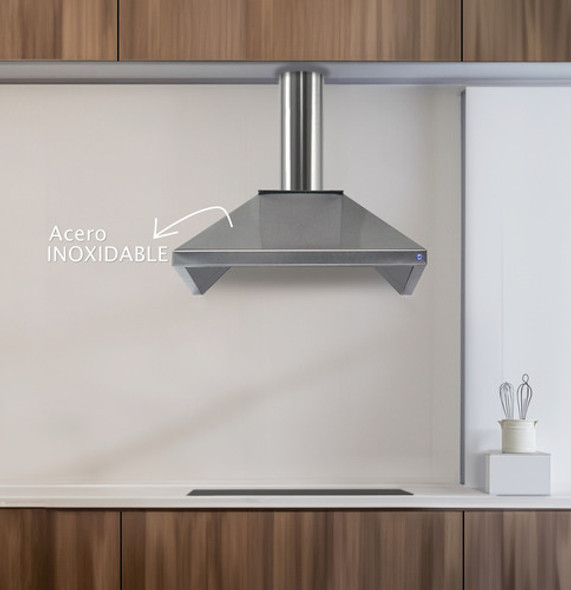 Campana Cocina Acero Inox Vacia 60 Cm Con Fondo Envio Gratis 1