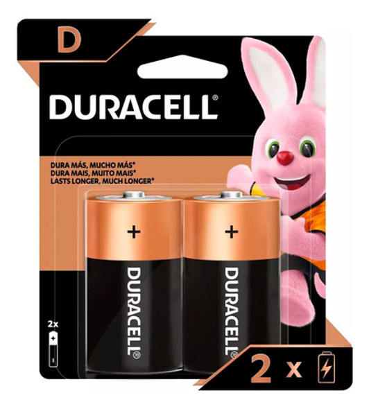 Duracell Pilas Alcalinas D Blíster X2 Más Duración 6c 0