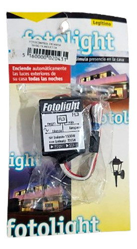 Fotocontrol P/carga - Fotolight 0