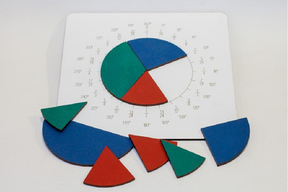 Tablero De Fracciones - Mdf - Imaginarte 0