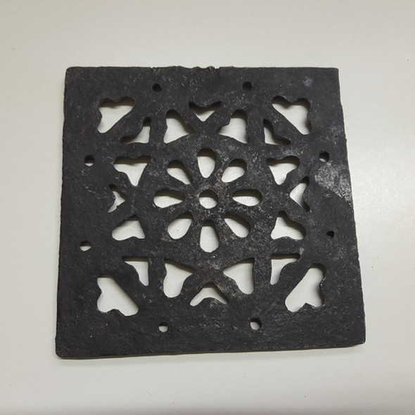 Antigua Rejilla Hierro Fundición 1