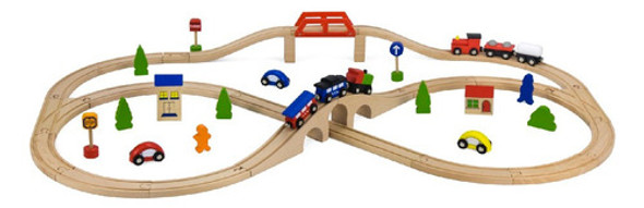 Estación De Tren En Madera 0