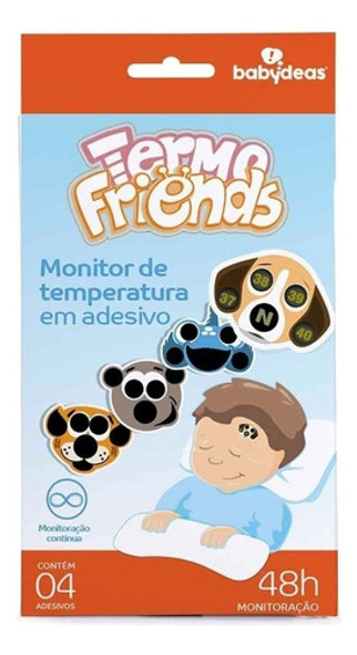 Adesivo Monitor De Temperatura Termo Friends 4unid  Babydeas 0