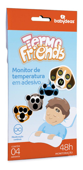 Adesivo Monitor De Temperatura Termo Friends 4unid  Babydeas 1