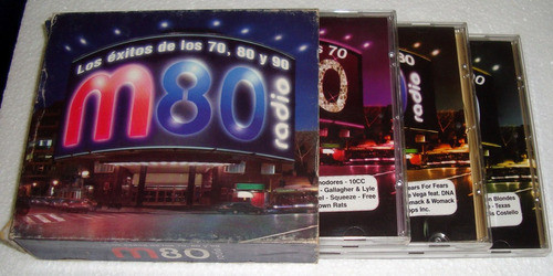 Exitos De Los 70 80 Y 90 M80 Radio 3 Cds Marvin Gaye + Oa 0