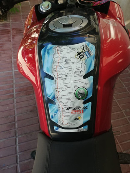 Benelli Trk 251 Protector De Tanque Tank Pad. 1