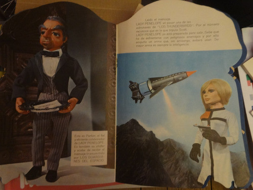 Lady Penelope Thunderbirds Libro Troquelado Edigraf 1967 1