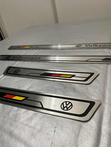 Cubre Zocalos Acero Inoxidable Para Volkswagen 1 Cubre Zocalos Acero Inoxidable Para Volkswagen 1
