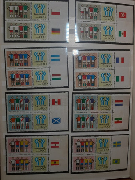 Filatelia Lote 50 Estampillas Mint Año 1978 Argentina 1