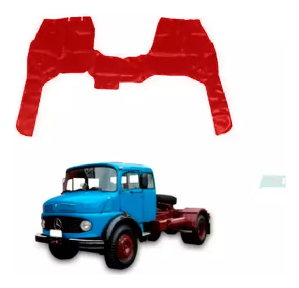 Tapete Vinil Vermelho Mb 1924 1929 Com Banco Carona 0