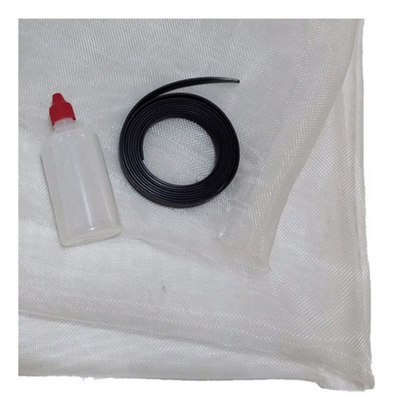 Tejido Mosquiter Pvc Traslucido 3x1mt + Iman En Tira 10mts. 0 Tejido Mosquiter Pvc Traslucido 3x1mt + Iman En Tira 10mts. 0