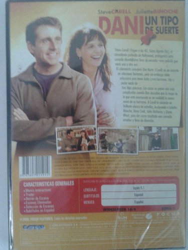 Dani Un Tipo De Suerte - Dvd Nuevo Original Cerrado Mcbmi 1