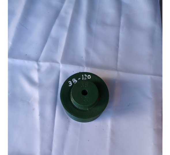Polea 3 Canal B 120mm De Fundicion Sin Mecanizar 1