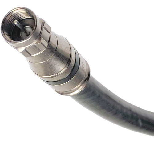 Cable Coaxial Rg11 Anticorrosion De 20 Pies 75 Ohmios Negro 0