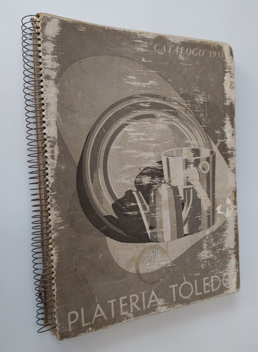 Platería Toledo Catálogo 1958 Plata Bandeja Vidrio Fino 1