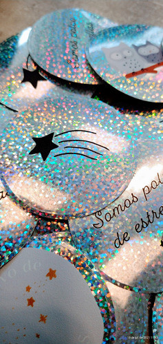 Stickers Vinilo Holografico Impresion Uv 0