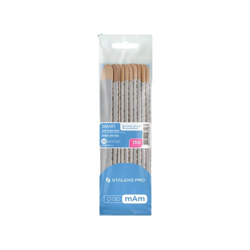 Kit Limas Staleks Pro Base Recta De Madera Gramaje 150 0