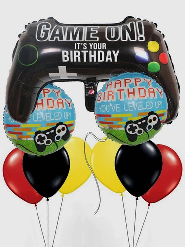 Globos Cumpleaños Forma De Mando 10 Pzas  Hbd Carolinas Home 1