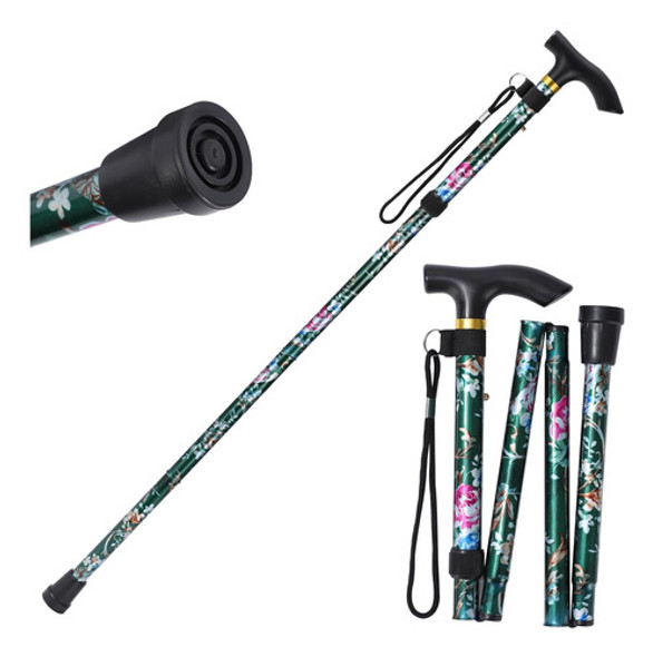 Baston Plegable De Aluminio Ajustable Mango Ergonomico - G 0