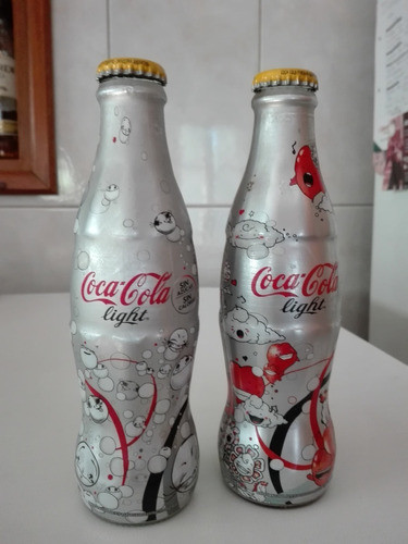 Botellas De Coca Cola Light Termoselladas Grises Ed.limitad 0