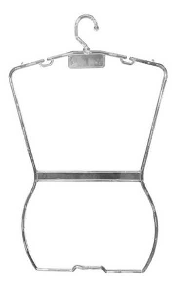 Cabide Silhueta Acrílico Plus Size - 50 Unidades 0