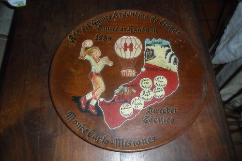 Huracan 1984 Damas Handball Monte Carlo Misiones Plato Mader 0