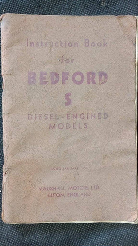 Catalogo Manual Bedford Diesel S Original 0