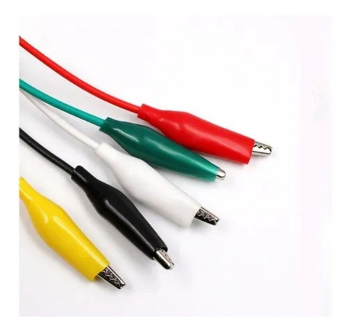Juego De Cable Pinza Cocodrilo Conectores Clips Grande 1