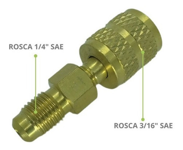 Adaptador Para Mangueira Manifold Do Gas R22 Para R410a 1