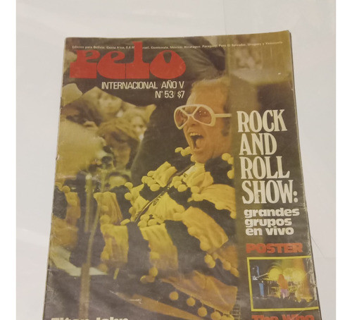 Revista Pelo 53 Tapa Elton John. Sin Poster 0