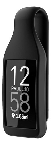 Funda Clip De Silicona Para Fitbit Charge 3/4  Negro 0