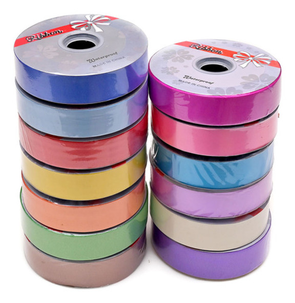 Cinta De Regalo 5 Cm X 80 M Azul - Goldin Papelería 0