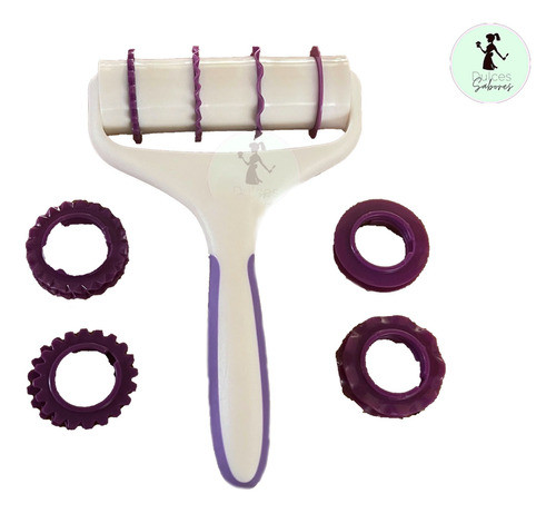 Rodillo Cortador De Cintas Simil Wilt Decoraciones Tortas 1