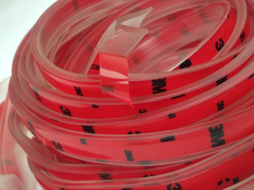 Perfil Silicone P\ Fechamento Vidro D  Sacada 26 Mt  3m Vhb 0