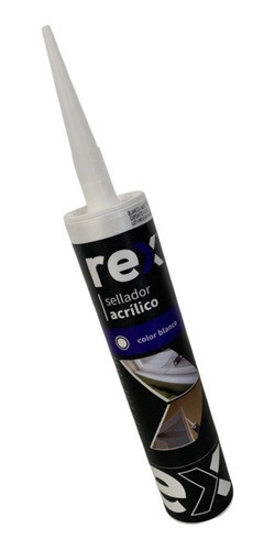 Combo 6 Sellador Acrilico Rex 300ml Blanco Pintable Pared 0