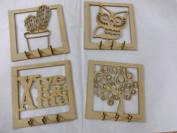 10 Porta Llave Varios De Fibrofacil 1