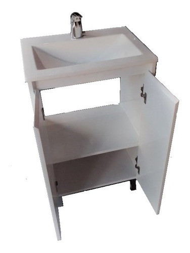 Vanitory Mueble Laqueado 50 X 36 Bacha Marmolina 1