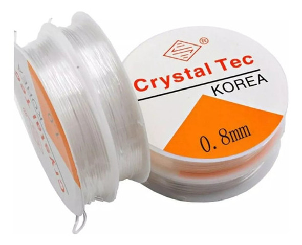 Fio De Silicone Elástico Para Pulseiras - 0.8mm 10m 0