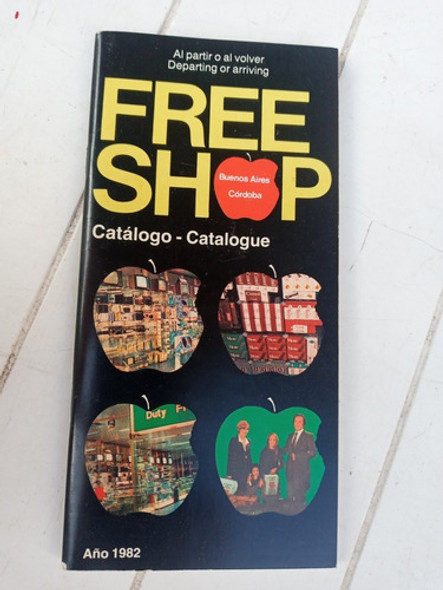 Catálogo Precios Free Shop Año 1982 Argentina 0