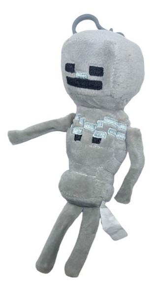 Esqueleto De Minecraft - Mini Peluche Llavero Clip Colgar 0