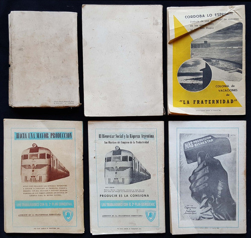 Antiguas Revistas La Fraternidad. Ferrocarril (las 6). 39348 1