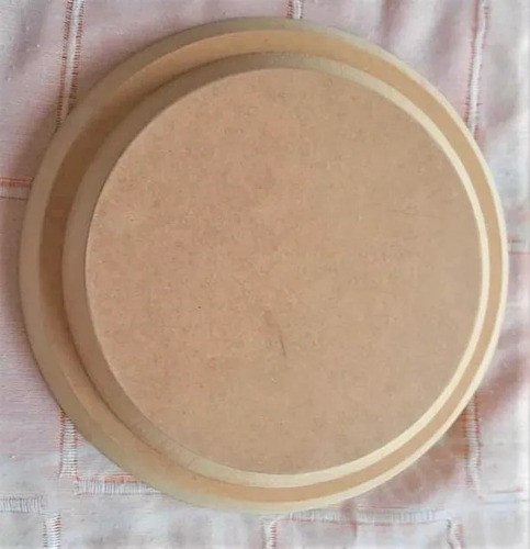 Moldes Redondos Mdf P/ceramica Combo X 2 U. 21 Y 25 Cm 1