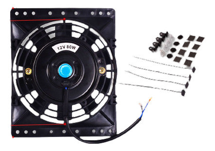 8 Pulgadas Reversible De Enfriamiento Radiador Motor Slim Ve 1
