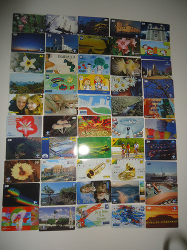 Kit Com 50 Cartões Telefônico-diversos Temas-ref. 08 1