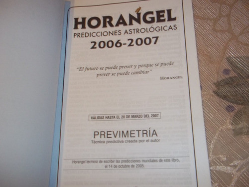 Horangel - Predicciones Astrologicas - Año 2006 - 2007 1