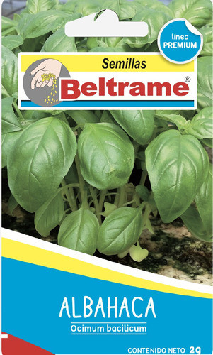 Semillas De Albahaca Huerta Beltrame En Sobre - Todo El Año! 0