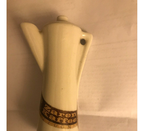 Cafetera Pequeña De Porcelana Licor Zaren Kaffee 1