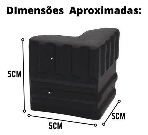 Cantoneira Profissional P/ Caixa De Som Acústica 8 Peças 1