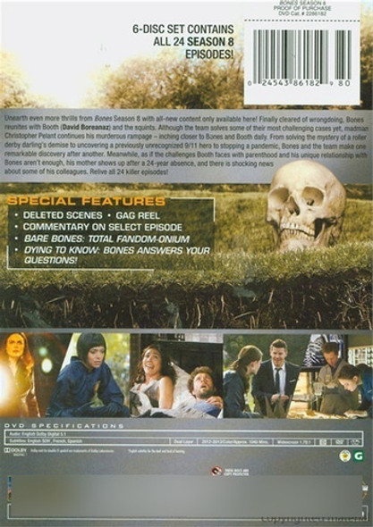 Dvd Bones Season 8 / Temporada 8 1