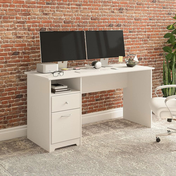 Bush Furniture Cabot Escritorio De Ordenador Con Cajones, 60 1